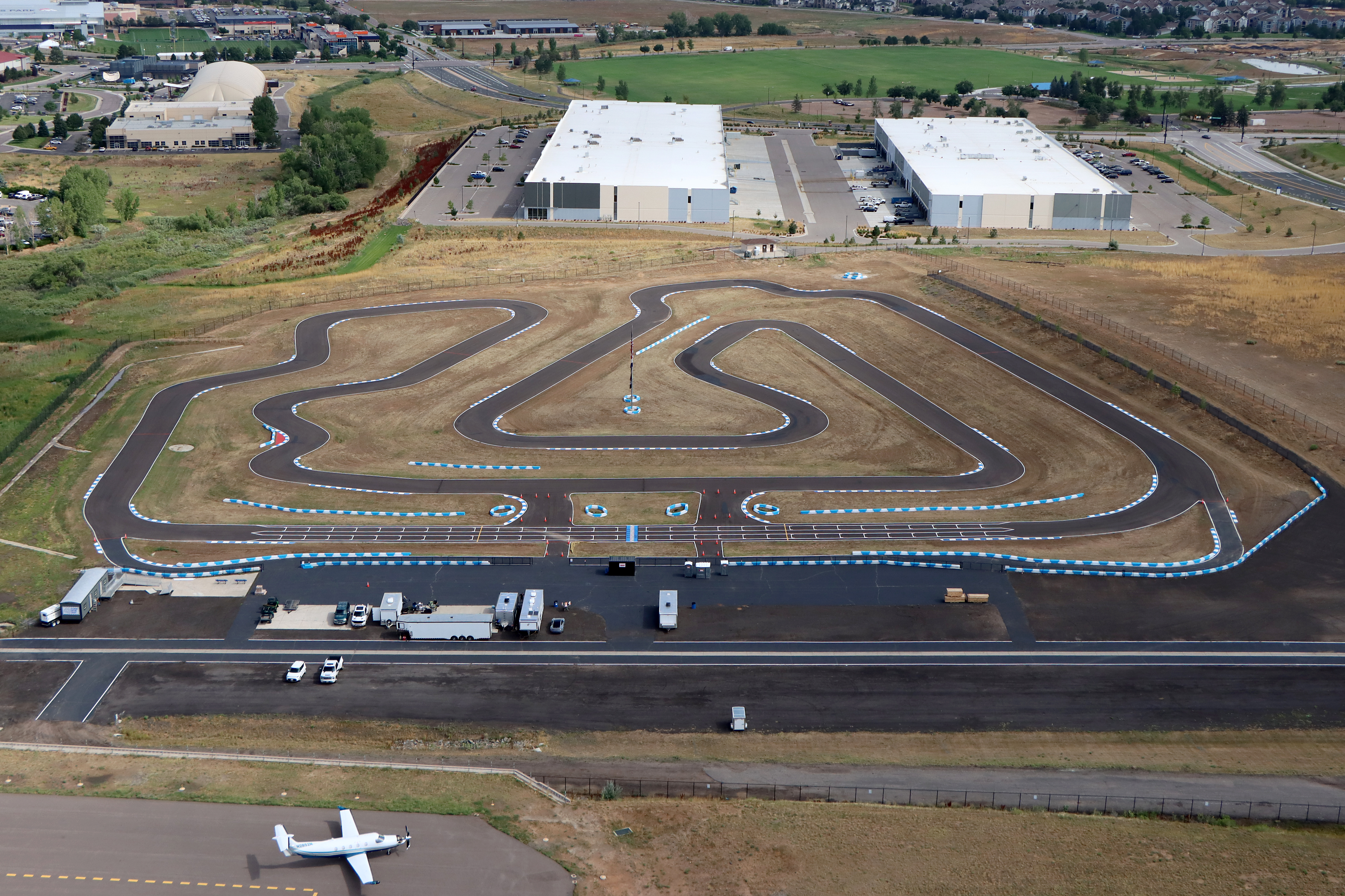 Colorado Karting Circuit aerial view