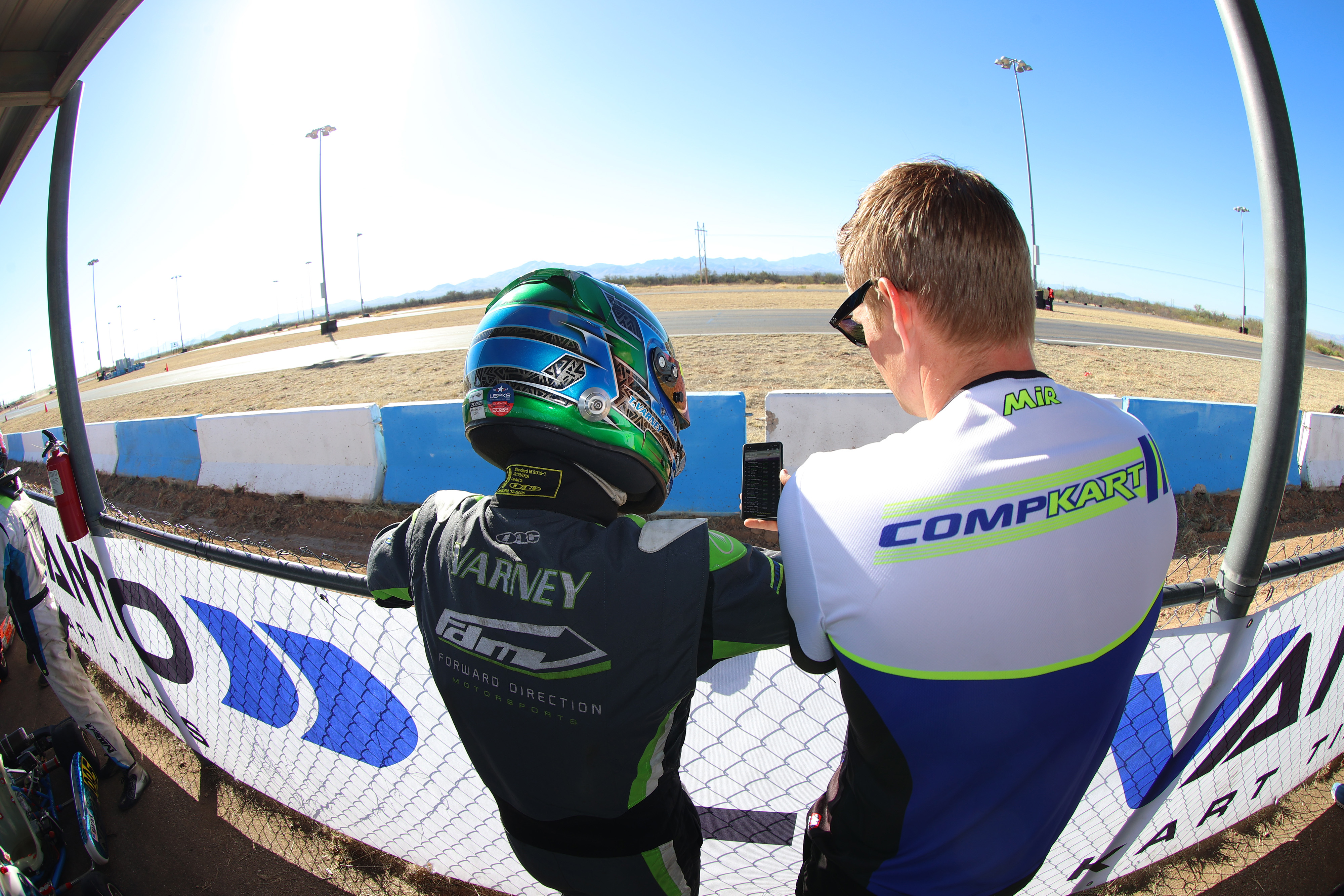 Todd Varney at the track